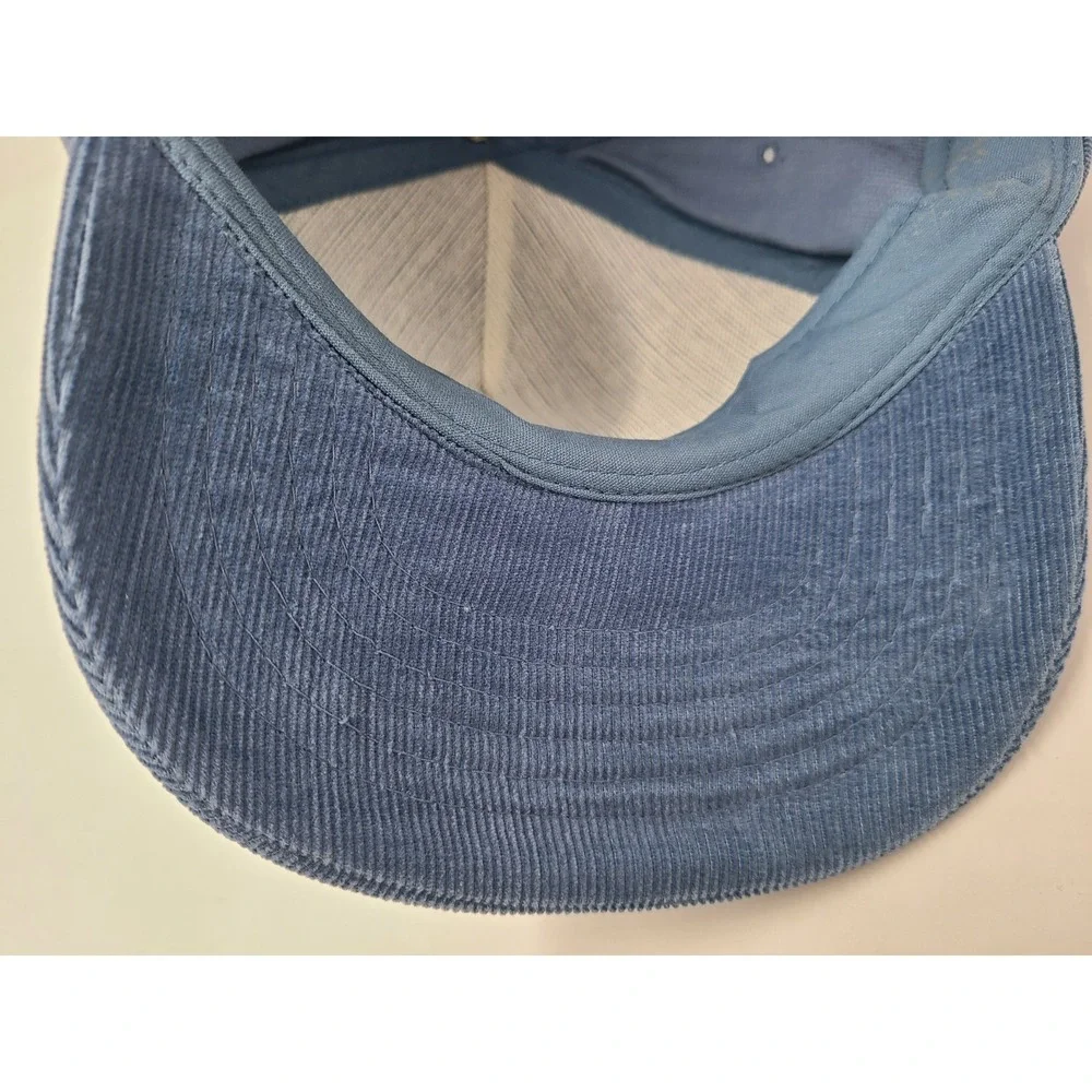 Sundstrand Corduroy Snapback Hat Cap‎ Aerospace Hydraulics Pumps Men Women Blue